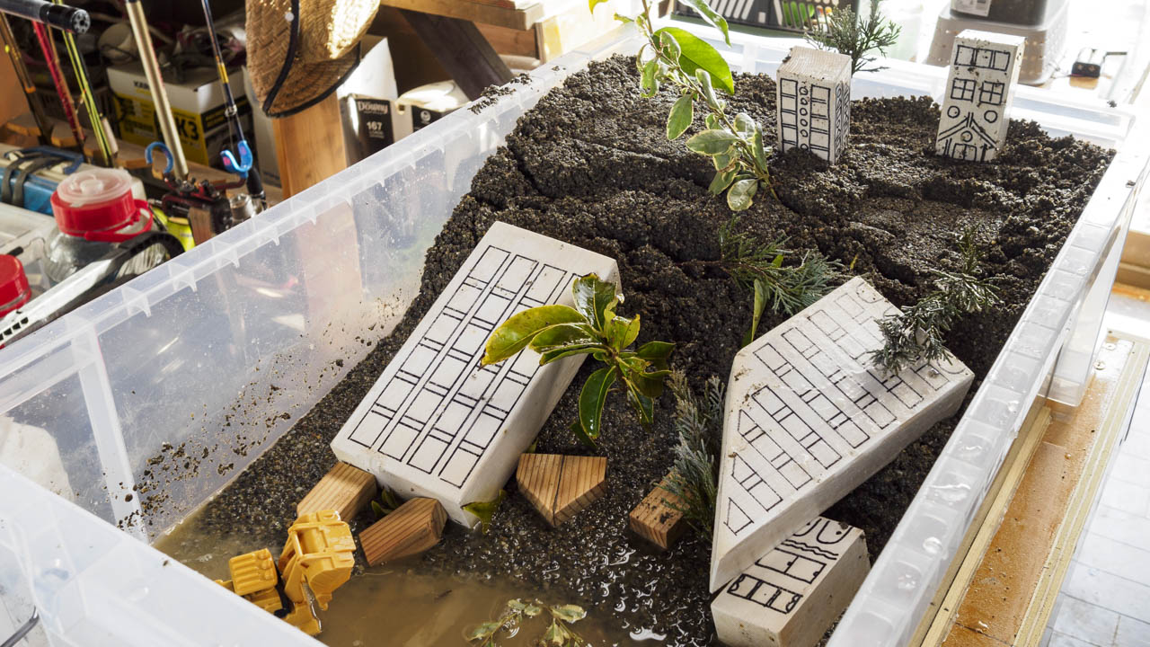 液状化実験を出展します