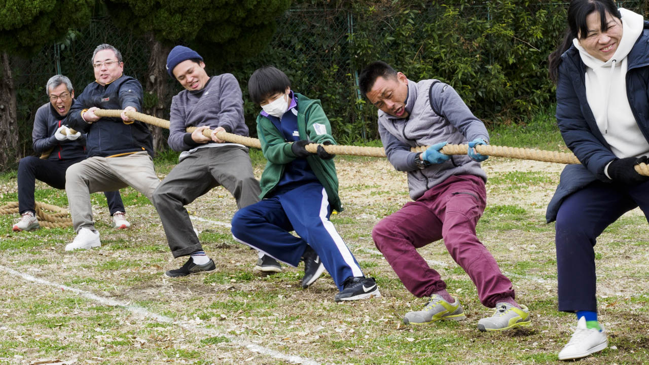 地区対抗つな引き大会
